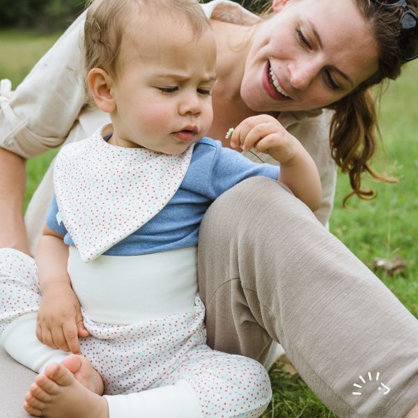 Dreieckstuch wendbar Interlock Organic