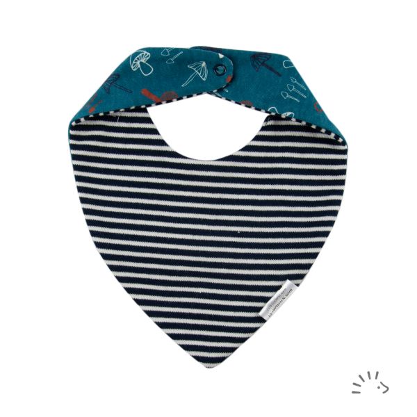 Dreieckstuch wendbar Interlock Organic