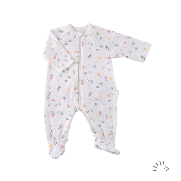 Overall Mit Zipp Feinripp GOTS