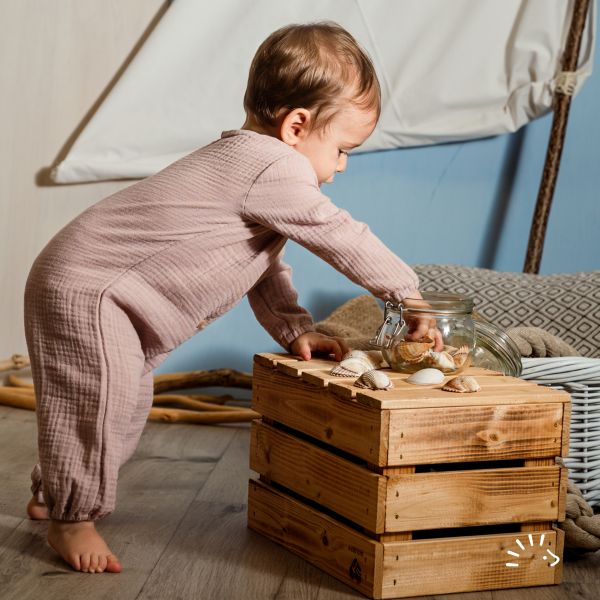 Langer Overall Musseline GOTS