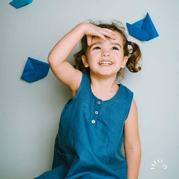 Kleid HELEN Halbleinen