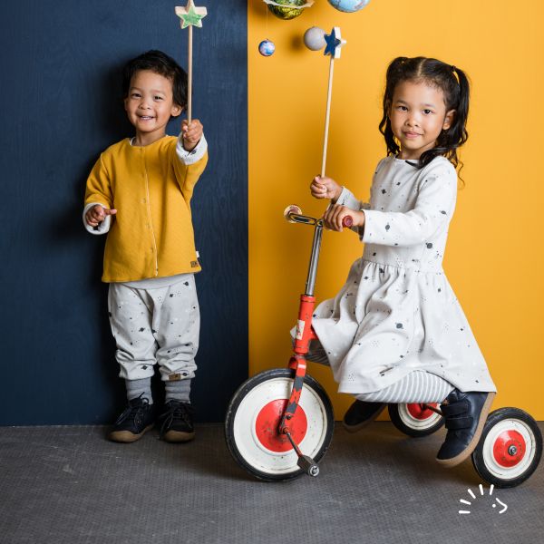 Kleid Langarm Interlock GOTS