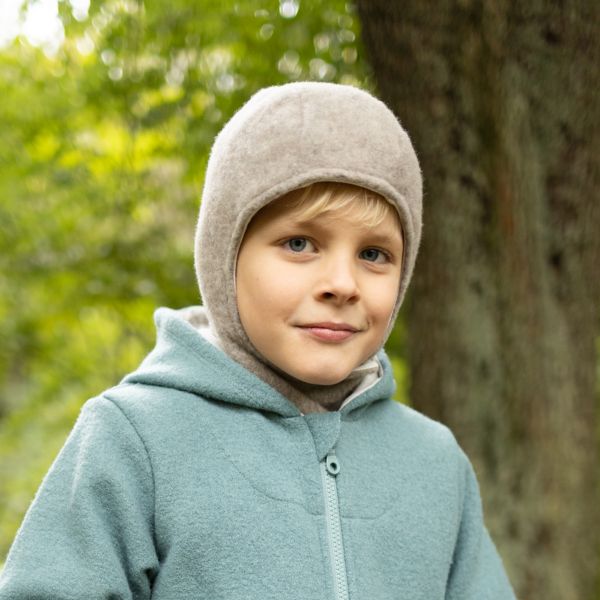 Schlupfhaube Wollfleece GOTS