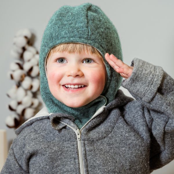 Schlupfhaube Wollfleece GOTS