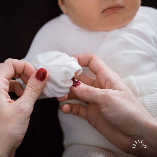 Wickelbody 1/1 Arm mit Kratzschutz Feinripp