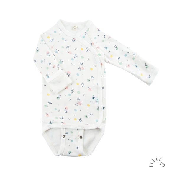 Wickelbody 1/1  Feinripp GOTS