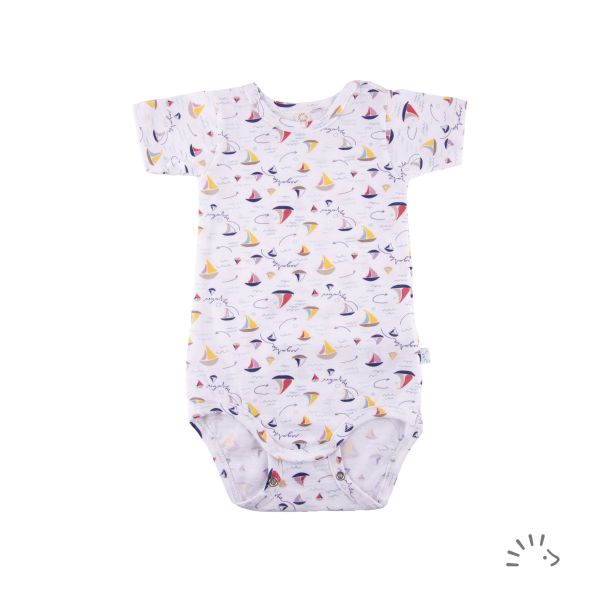 Kurzarmbody Single Jersey GOTS