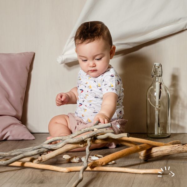 Kurzarmbody Single Jersey GOTS