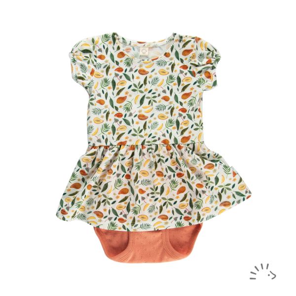 Kurzarm Body mit Röckchen