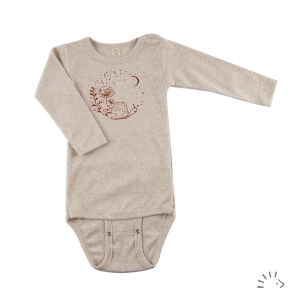 Langarm Body aus Baumwolle
