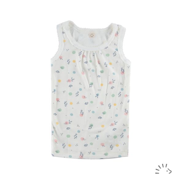 Unterhemd 0/0 Style MIA Feinripp GOTS