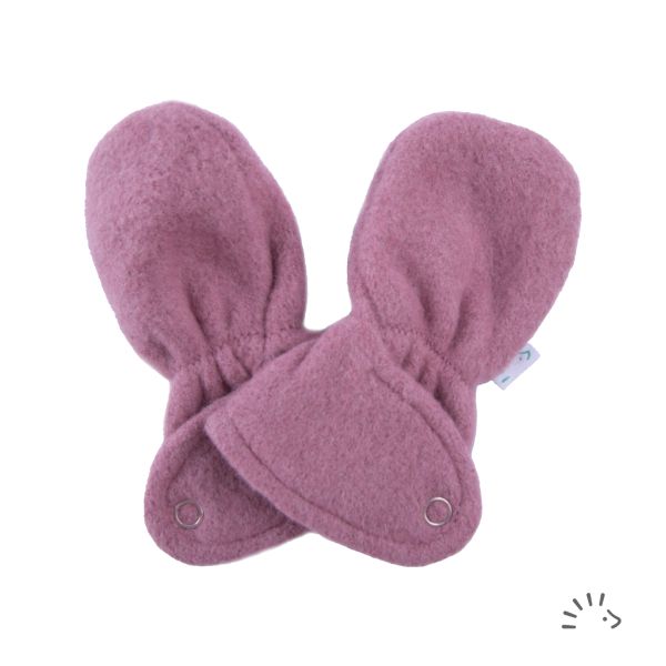 Fäustlinge Baumwollfleece GOTS