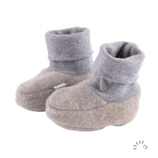Babyschuh aus Baumwollfleece 