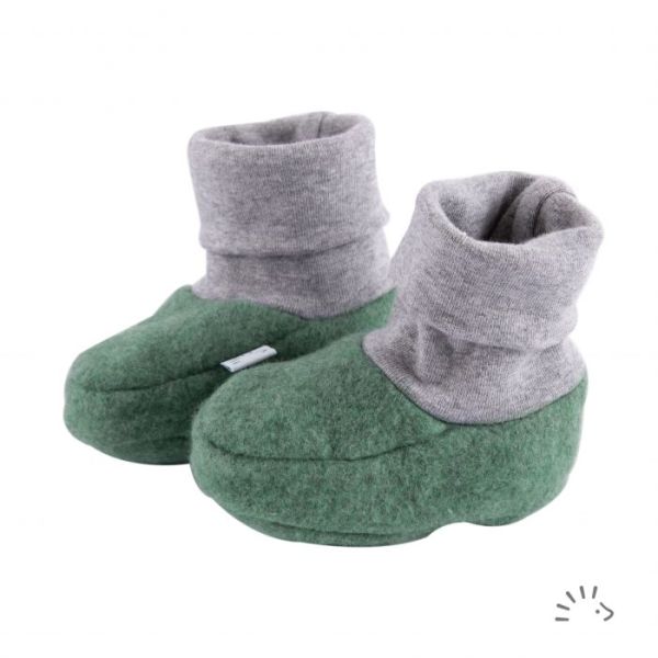 Babyschuh aus Baumwollfleece 