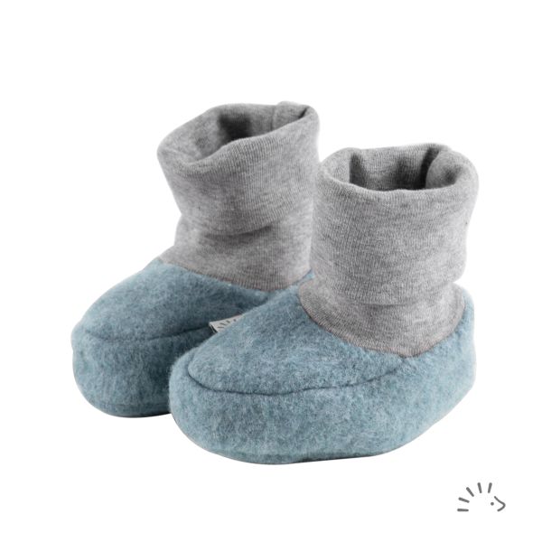 Babyschuh aus Baumwollfleece 
