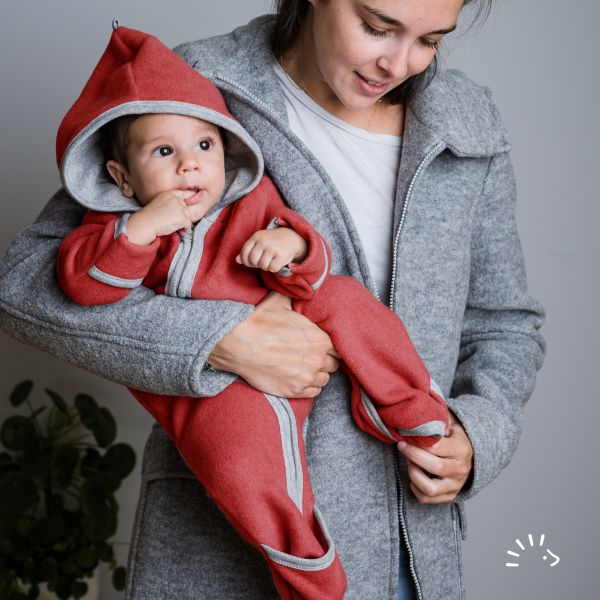 Baby Overall Baumwollfleece GOTS