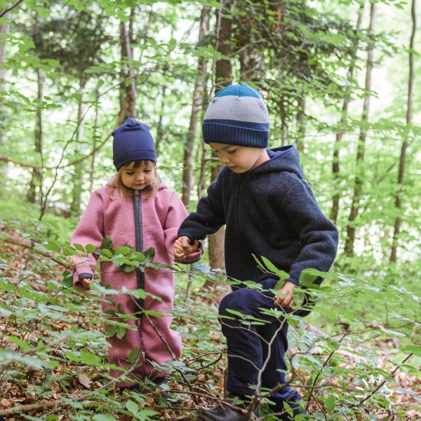 Gestrickter Wollbeanie