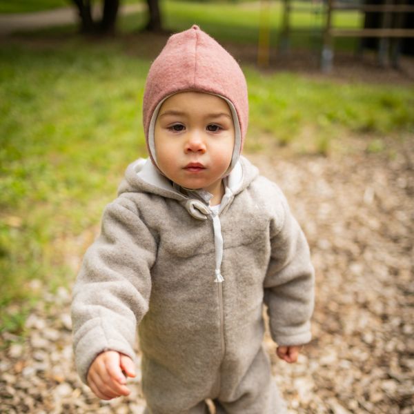 Bindemütze Wollfleece GOTS