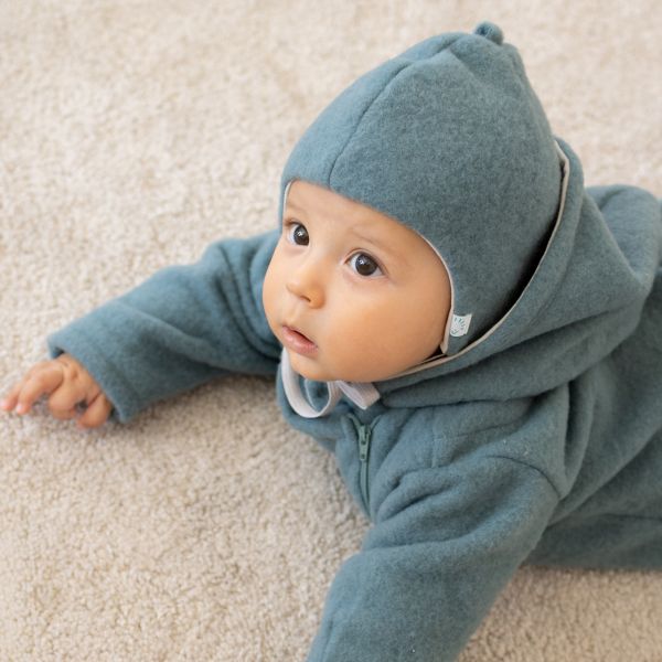 Bindemütze Wollfleece GOTS