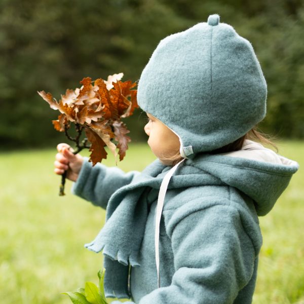 Bindemütze Wollfleece GOTS