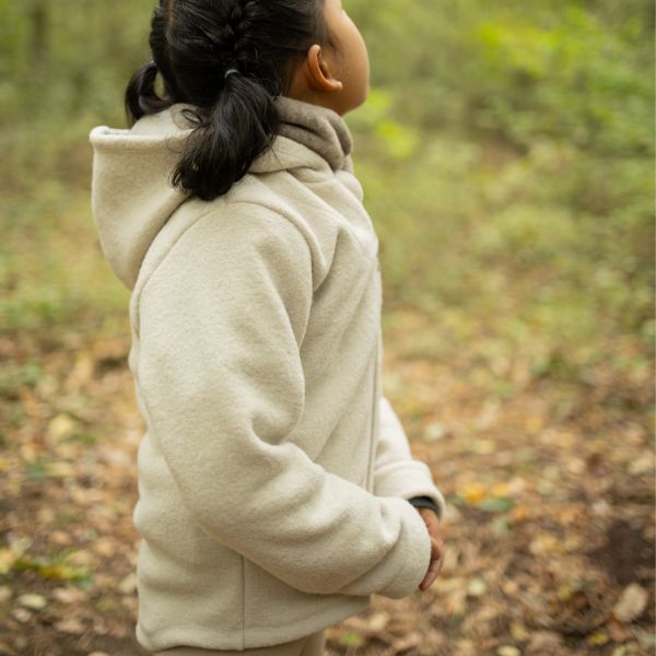 Jacke mit Kapuze Wollwalk