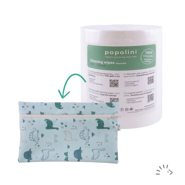 Einweg-Reinigungstücher Zellulose/Viskose (120 Bla