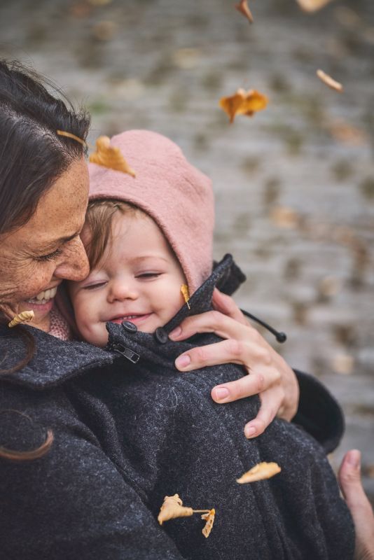 Kapuzenmantel+Baby+Schwangeren-Einsatz KMS-m-an