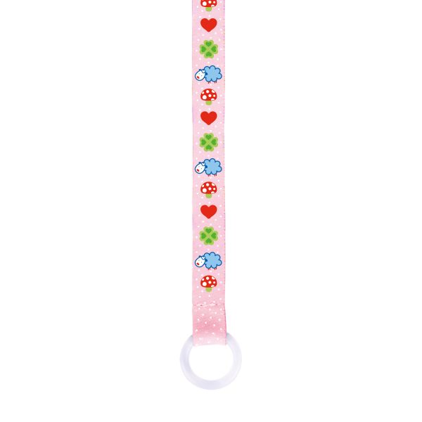 HEIMESS Schnullerkette Stoff Schaf