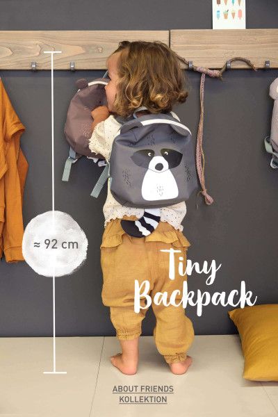 LÄSSIG Rucksack Waschbär 