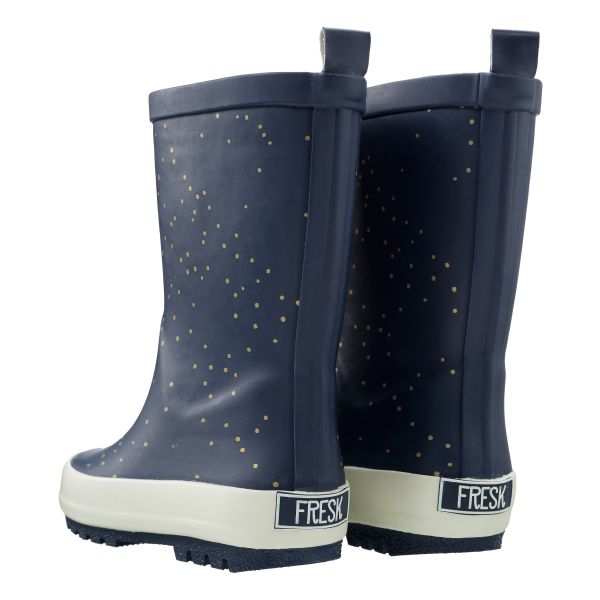 FRESK Regenstiefel Indigo Dots