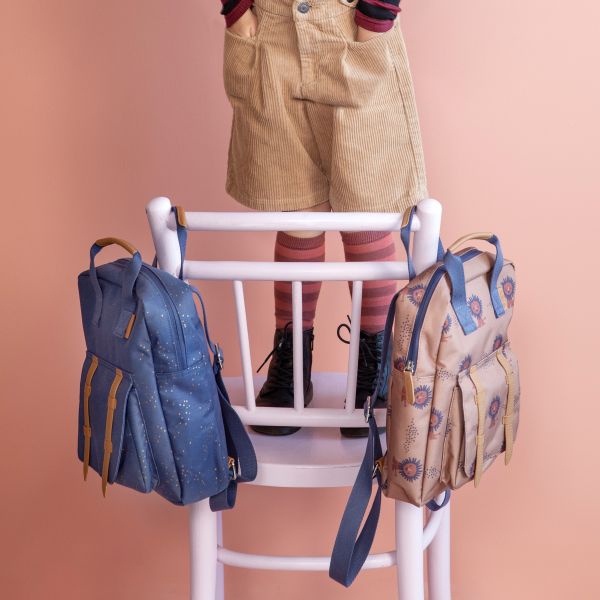 FRESK Rucksack Indigo Dots Gold