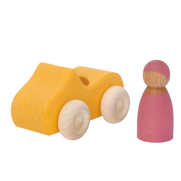 Kleines Cabrio mit Figur