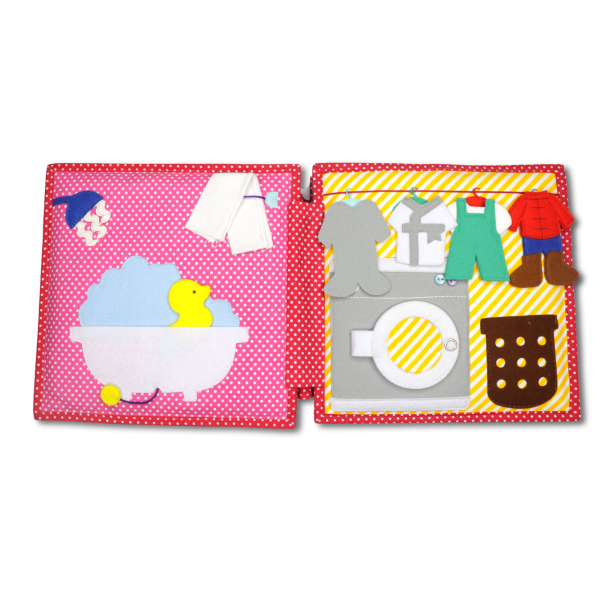 Stoffspielbuch groß Hey Du