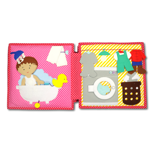 Stoffspielbuch groß Hey Du