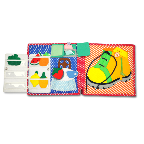 Stoffspielbuch groß Hey Du