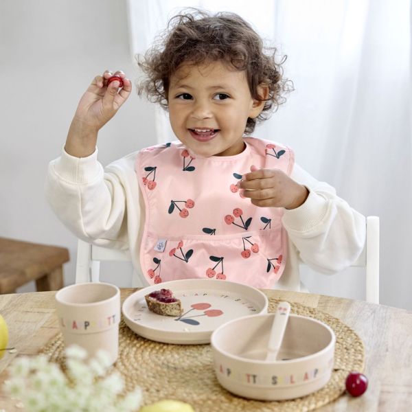 Kindergeschirrset 4- teilig Kirsche - Lässig