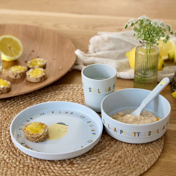 Kindergeschirrset 4- teilig Zitrone - Lässig