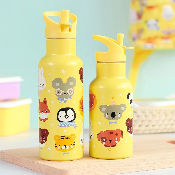 Trinkflasche Edelstahl Tierfreund