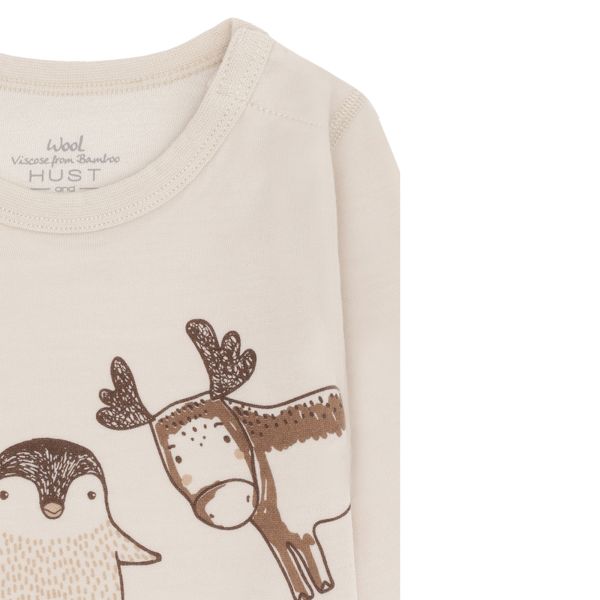 HC Body Off White Pinguin Hirsch Bär