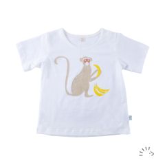 0540/Ecru - Print: Monkey