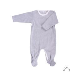 0252/Grau/Ecru gestreift