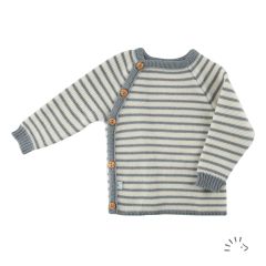 0252/Grau/Ecru gestreift