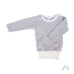 0252/Grau/Ecru gestreift