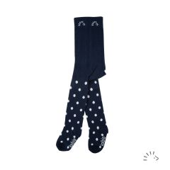 0516/Dark Blue-Dots Ecru