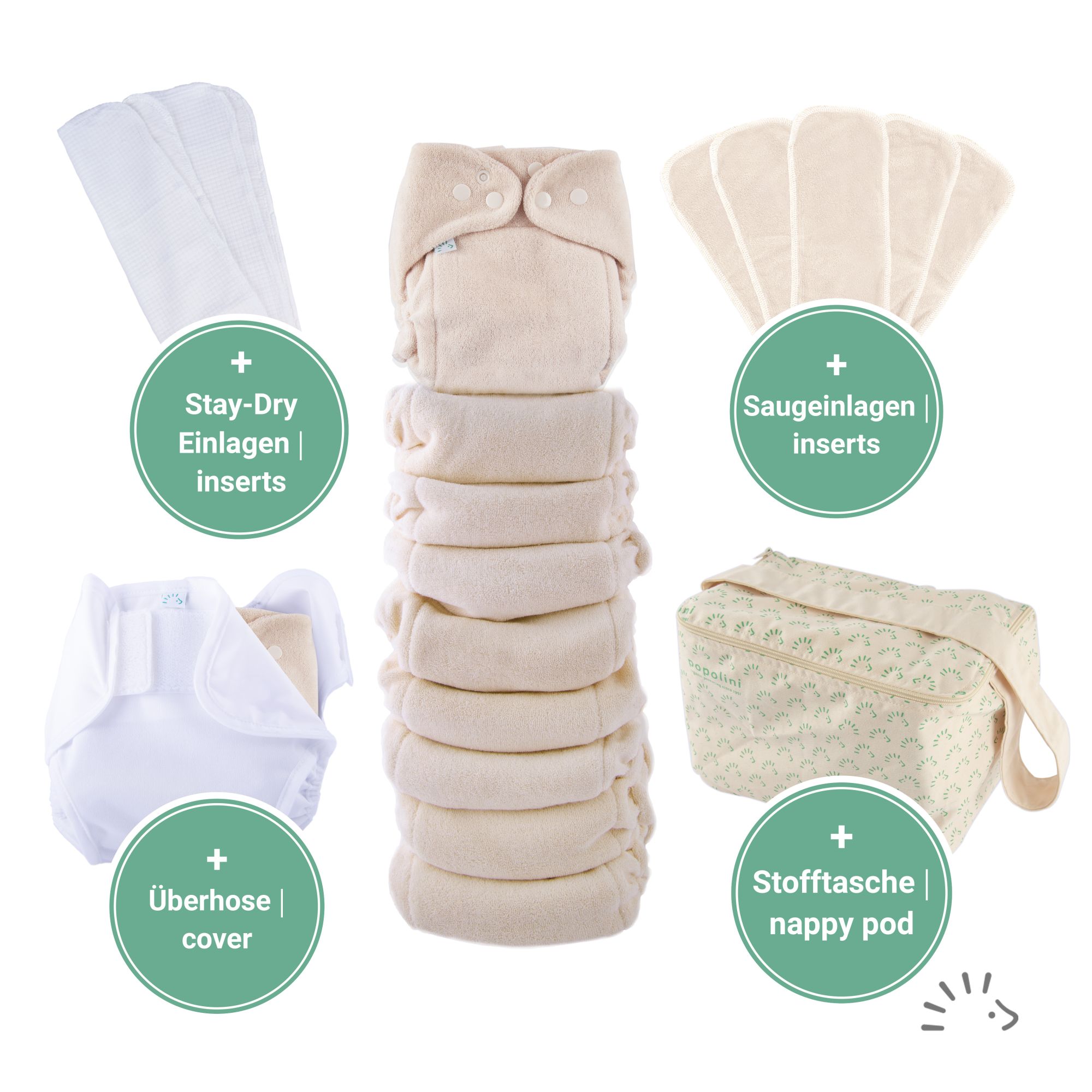 MaxiSnap Set Frottee Soft