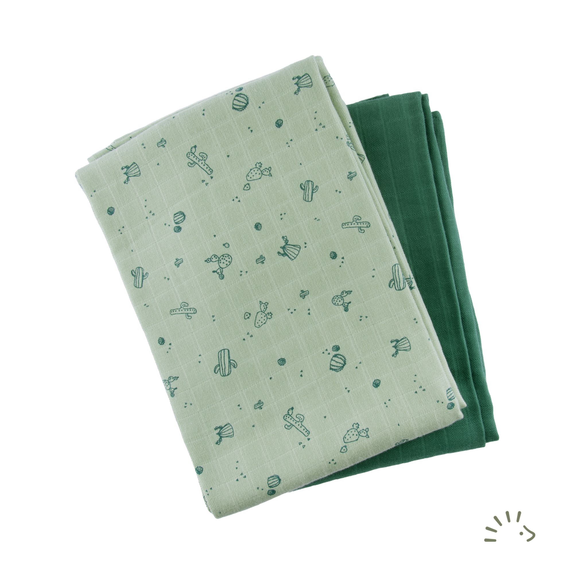 2x Mullwindel kbA Baumwolle GOTS