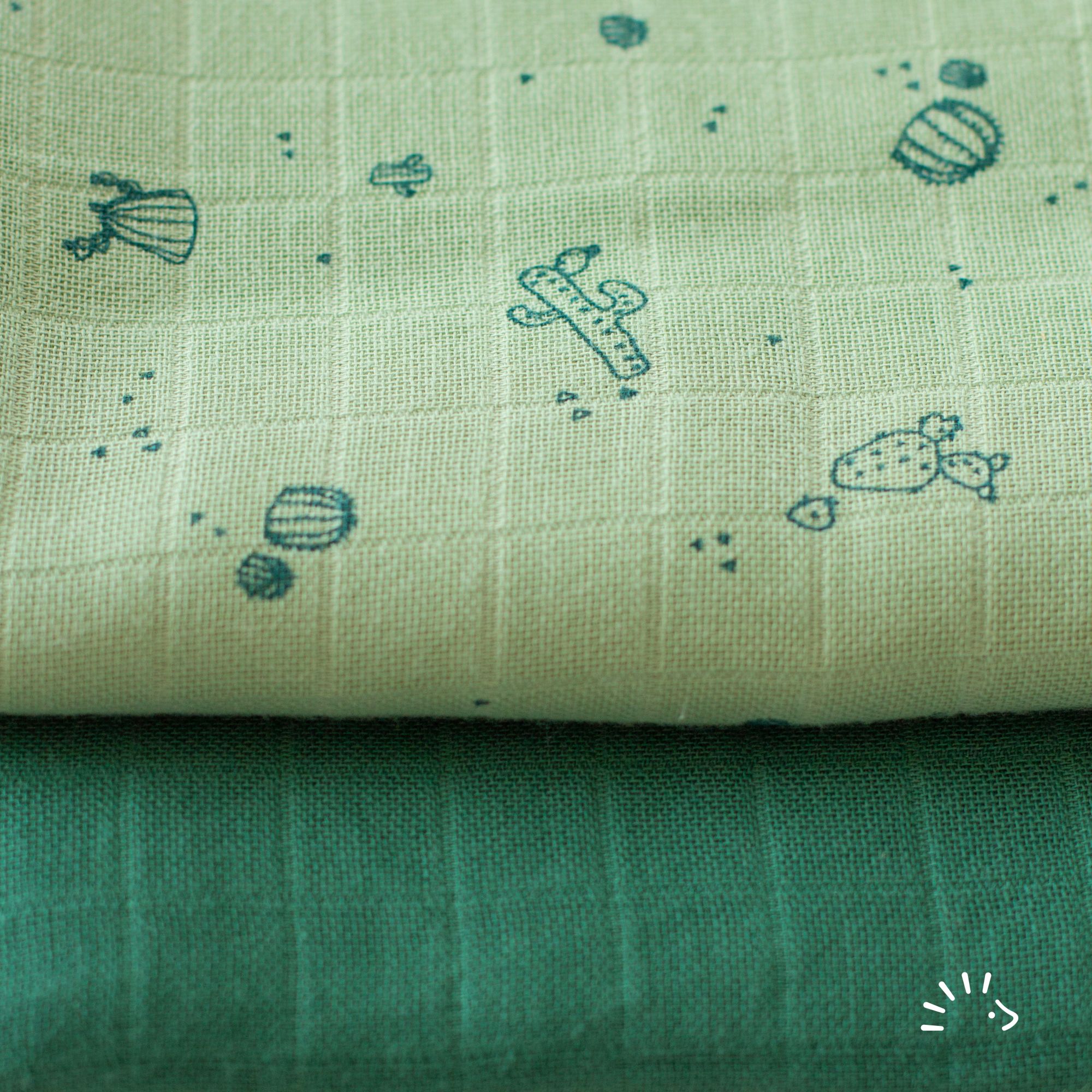 2x Mullwindel kbA Baumwolle GOTS