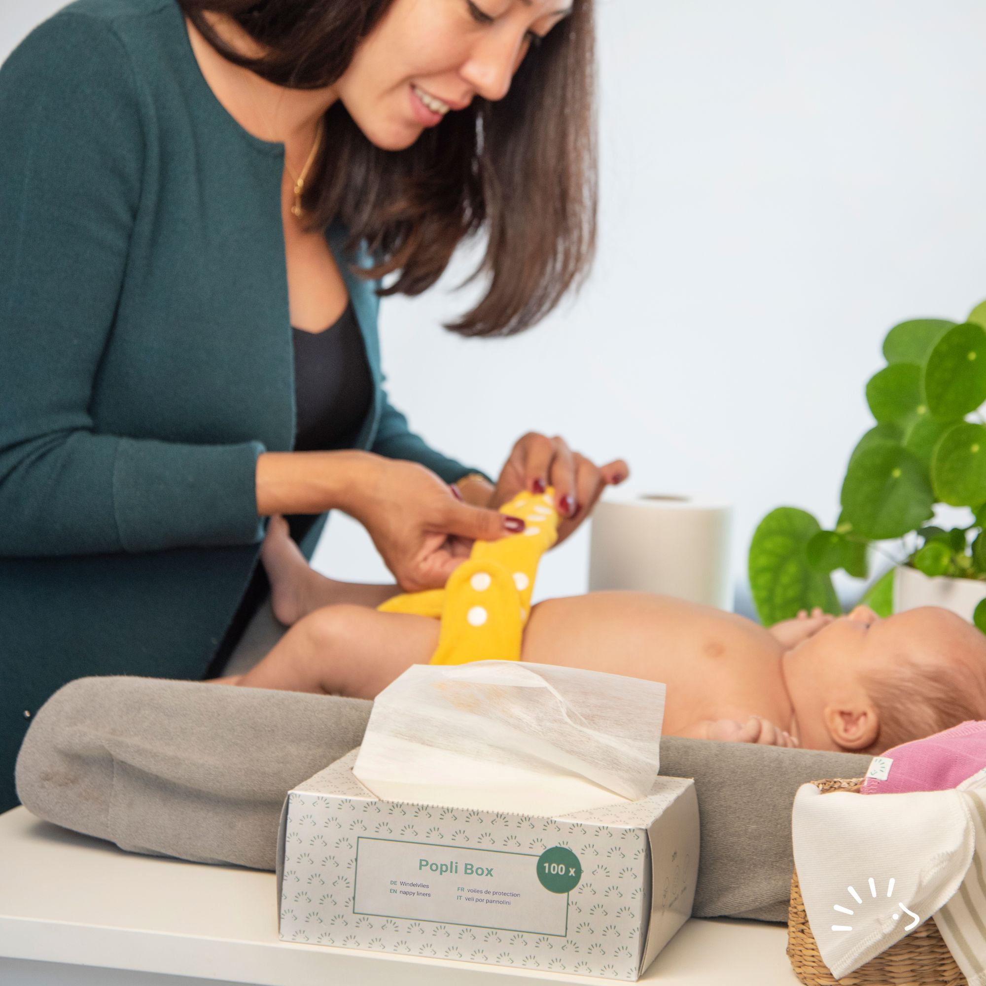 Popli Box Viskose (100 Blatt)