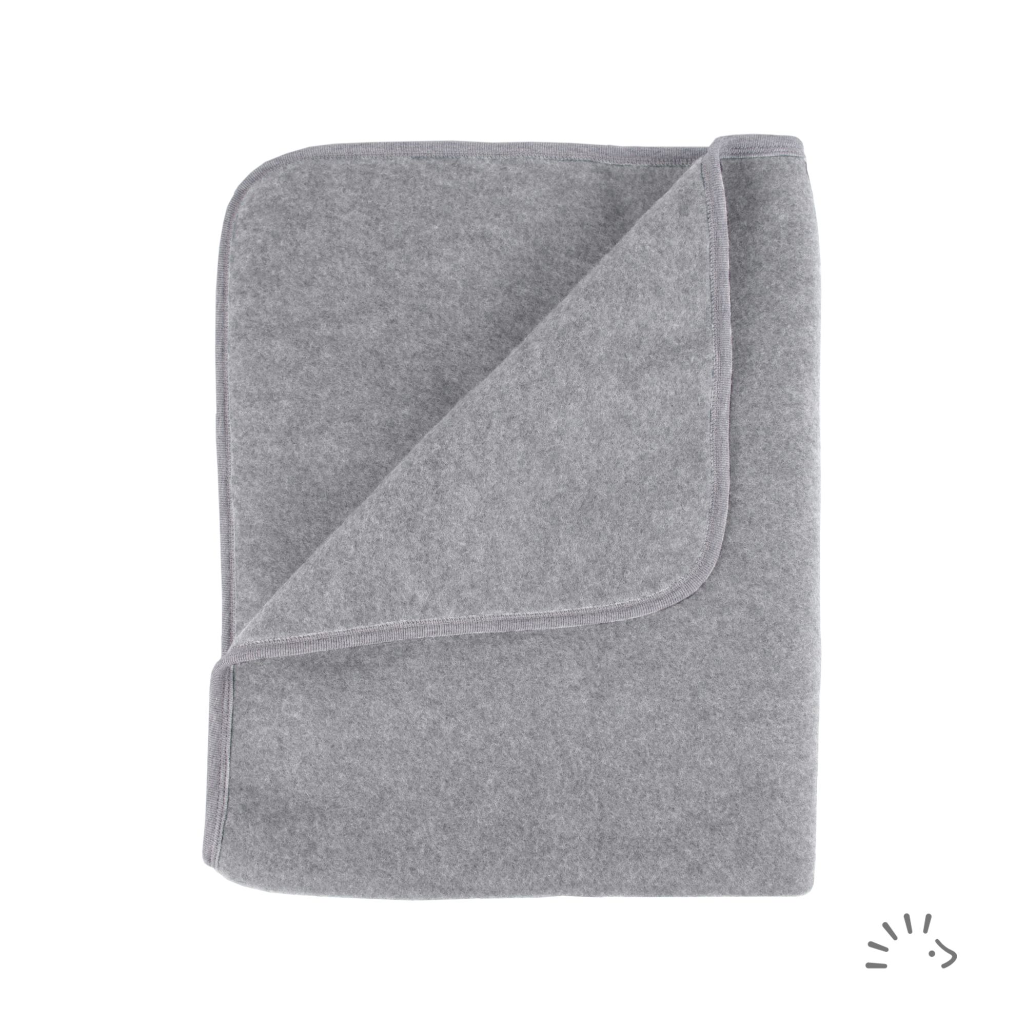 Decke Baumwollfleece GOTS