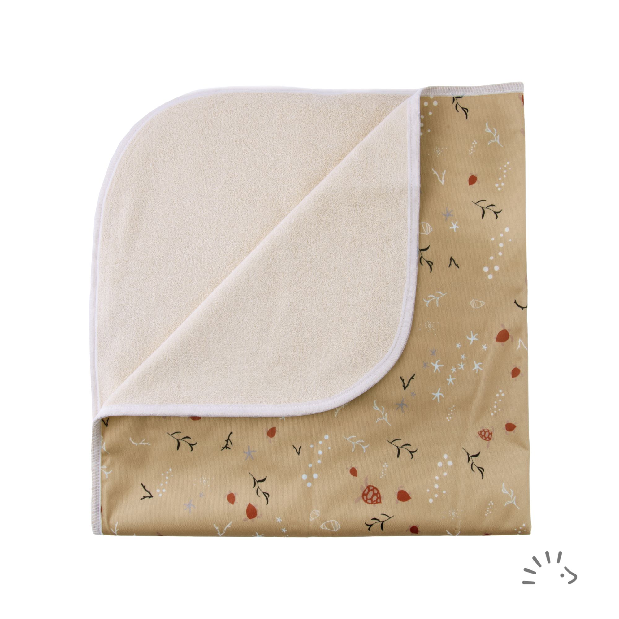 Wickelunterlage Polyester/Frottee Soft